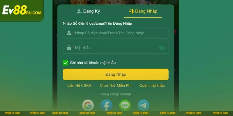 Đăng Nhập EV88: Hướng Dẫn Truy Cập Nhanh Gọn Chỉ 1 Phút 3 Tổng thời gian thực hiện toàn bộ các bước đăng nhập EV88 trên chỉ khoảng 40–60 giây.